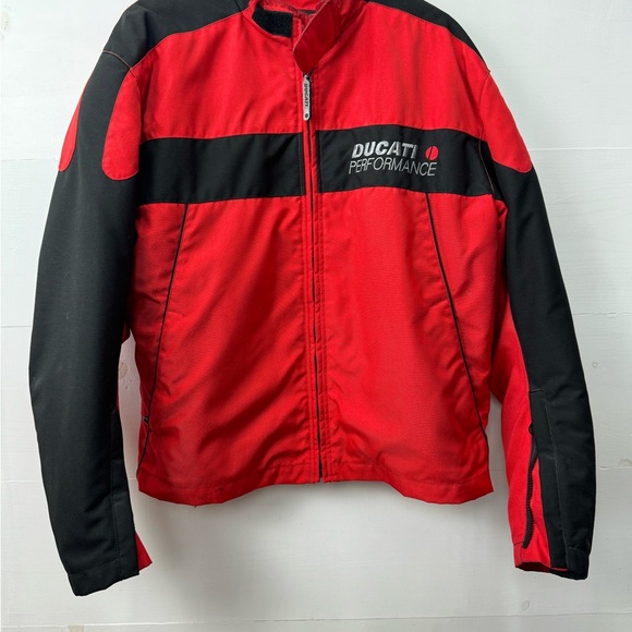 Ducati Corse Performance Mens Waterproof Motorcycle Jacket Removable Padding XL - Picture 2 of 12